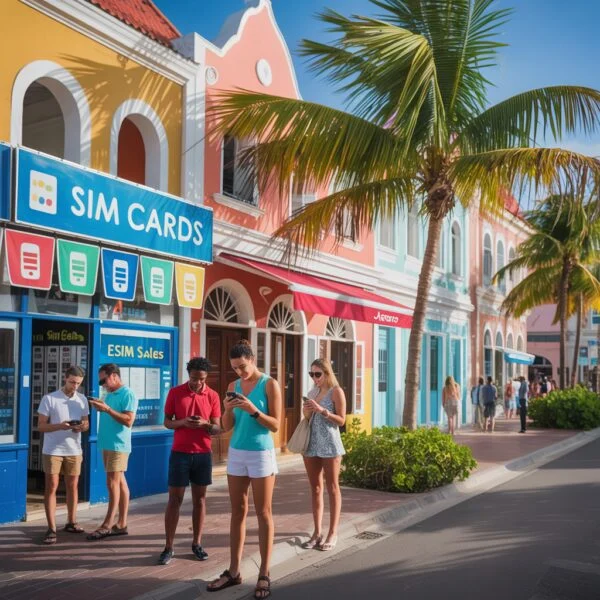 Internet, SIM cards and eSIMs in Aruba
